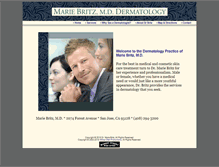 Tablet Screenshot of drmariebritz.com